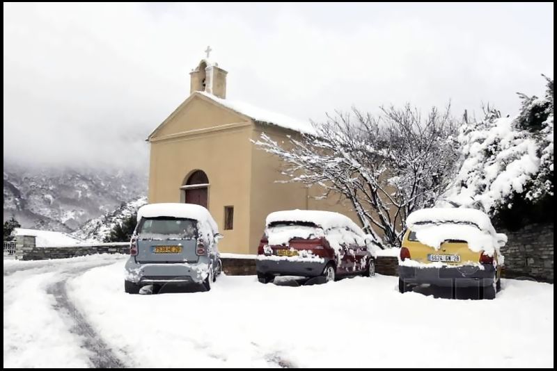 NEIGE EN HAUTE CORSE