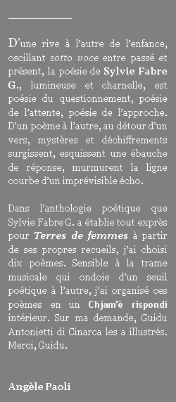 Sylvie Fabre