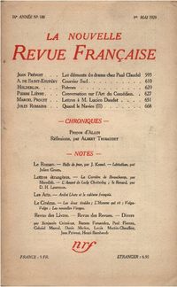 NRF mai 1929 2