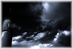 Ciel marbr- tenu en laisse