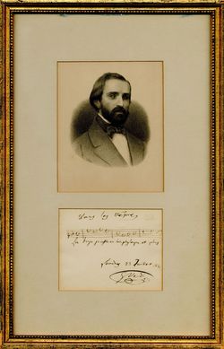 Verdi autographe