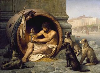 Diogene par gerome