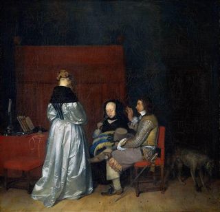 Gérard Terborch, La Remontrance paternelle, v. 1654, Amsterdam