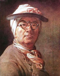 Jean-Baptiste Siméon Chardin, Autoportrait aux bésicles Chardin
