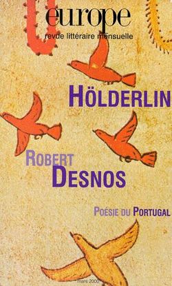 Revue Europe n° 851, mars 2000. Holderlin Europe