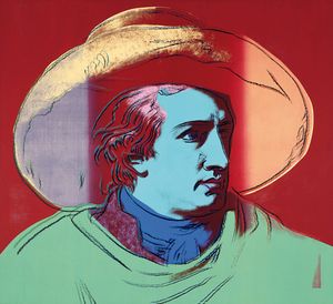 Goethe, par Andy Warhol, 1981 Andy_Warhol_Goethe-1981