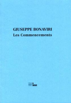 Giuseppe Bonaviri  Les Commencements 2