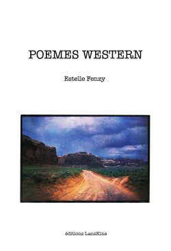 Estelle Fenzy  Poèmes Western