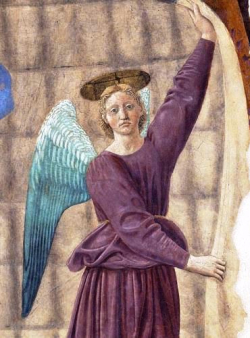 Madonna del Parto, particolare Madonna particolare 3
