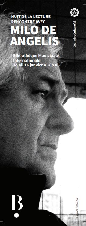 Milo De Angelis, Grenoble Milo De Angelis Grenoble 1
