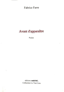 Fabrice Farre  Avant d'apparaître 4