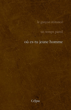 Où es-tu jeune homme