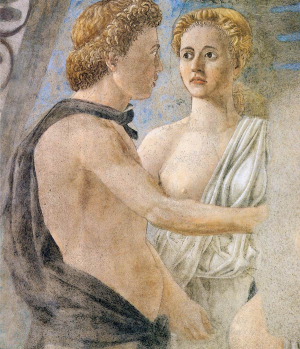ADAM ET EVE DETAIL PIERO DELLA FRANCESCA 