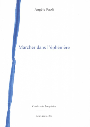 MARCHER DANS L'ÉPHÉMÈRE