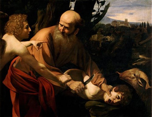 640px-Sacrifice_of_Isaac-Caravaggio_(Uffizi)