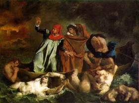Delacroix, La Barque de Dante, Musée du Louvre Barque_de_dante_2