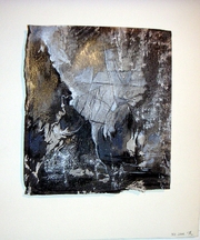 Paule Riché, dessin original exposé dans la Galerie de Laurence Mauguin. Ph : angèlepaoli Lm1064