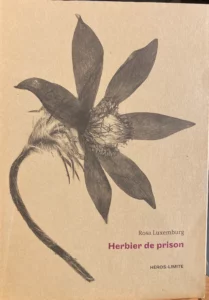 Couverture d'Herbier de prison de Rosa Luxemburg