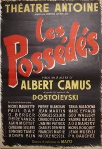 30 janvier 1959 | Création des « Possédés »d&rsquo;Albert Camus