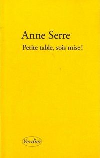 Petite table, sois mise !