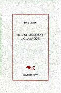 Loïc Demey | Je, d&rsquo;un accident ou d&rsquo;amour | Lecture d&rsquo;Isabelle Lévesque