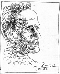 Vallejo, par Picasso Vallejo-portraitpicasso1