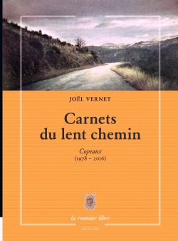 Joël Vernet | Carnets du lent chemin, Copeaux | Lecture d&rsquo;Angèle Paoli