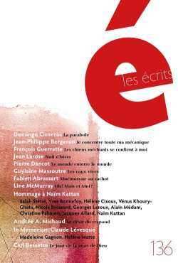 Les Écrits, n° 136, novembre 2012, Montréal. Ecrits 136