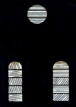 Vitraux de l'abbaye de Conques Soulages encadré