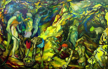 Renato Guttuso, Zolfara Guttuso La zolfara