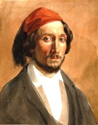 Eugène Fromentin, Autoportrait, aquarelle, vers 1862. Collection privée. Fromentin_autoportrait